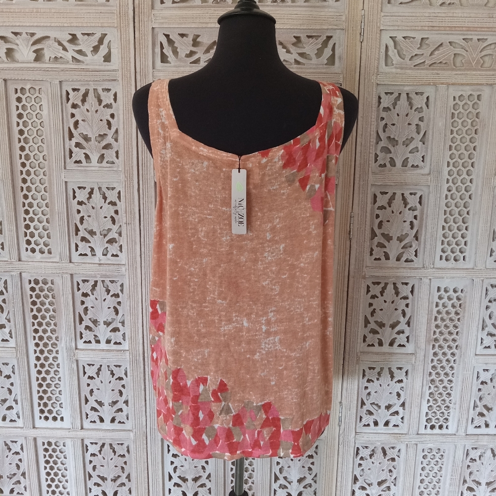 NWT NIC+ZOE SUN BURST TANK TOP SIZE XL - Picture 5 of 6